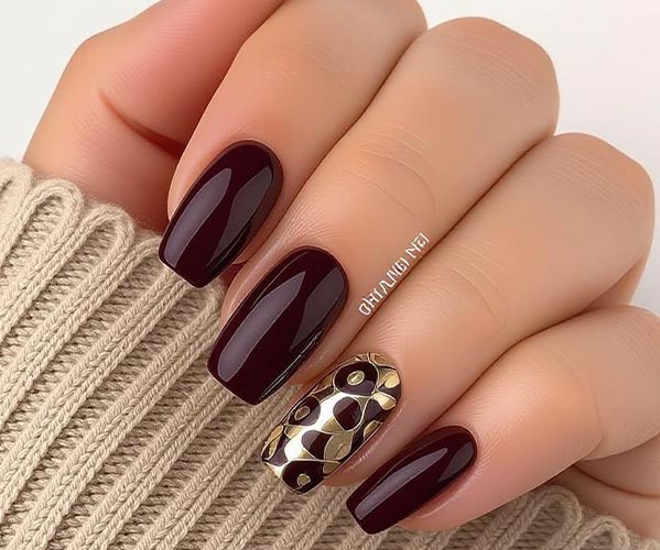 طرح‌های تجملاتی و شیک ناخن پاییزی