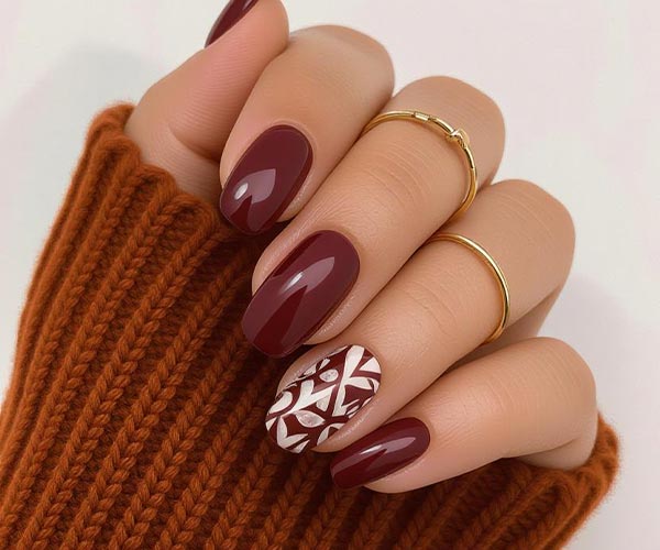 طرح‌های تجملاتی و شیک ناخن پاییزی